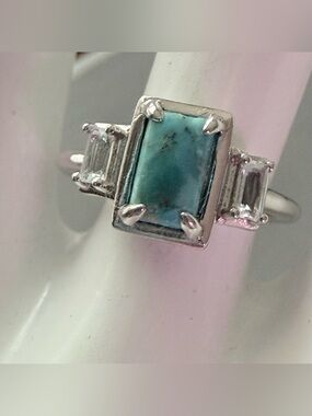 925 Sterling Silver DK Ring Women’s 6.75